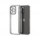 Joyroom Metallic Frame Back (JR-14Q2-black) - силиконов (TPU) калъф със защита на камерите за iPhone 14 Pro (черен) 3