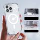 Joyroom Magnetic Defender Series Magsafe Case - хибриден удароустойчив кейс с вградена поставка за iPhone 14 (прозрачен) 3