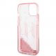 Karl Lagerfeld Liquid Glitter Big KL Logo Case - дизайнерски кейс с висока защита за iPhone 14 (прозрачен-розов) 4