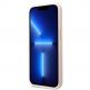Guess 4G Metal Camera Outline Case - дизайнерски кожен кейс за iPhone 14 Pro Max (розов) 2