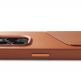 Mujjo Leather Wallet Case - премиум кожен кейс с джоб за кредитна карта за iPhone 14 Pro (кафяв) 7