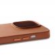 Mujjo Full Leather MagSafe Case - премиум кожен кейс с MagSafe за iPhone 14 Pro (кафяв) 5