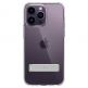 Spigen Ultra Hybrid S Case - хибриден кейс с висока степен на защита и вградена поставка за iPhone 14 Pro Max (прозрачен) 6