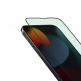 Uniq Optix VisionCare Tempered Glass with Anti Blue Light - калено стъклено защитно покритие със защитен филтър за дисплея на iPhone 14, iPhone 13, iPhone 13 Pro (черен-прозрачен) 5