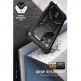 i-Blason SUPCASE ArmorBox Case - удароустойчив хибриден кейс с вграден протектор за дисплея за Samsung Galaxy S23 Ultra (черен) 3