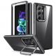 ESR Shock Armor Kickstand Case - удароустойчив хибриден кейс с вградена поставка за Samsung Galaxy S23 Ultra (черен) 1