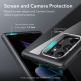 ESR Shock Armor Kickstand Case - удароустойчив хибриден кейс с вградена поставка за Samsung Galaxy S23 Ultra (черен) 2