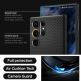 Spigen Liquid Air Case - силиконов (TPU) калъф с висока степен на защита за Samsung Galaxy S23 Ultra (черен) 12