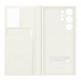 Samsung Galaxy S-View Wallet Cover EF-ZS918CU - оригинален калъф през който виждате информация от дисплея за Samsung Galaxy S23 Ultra (бял) 4
