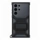 Samsung Rugged Gadget Cover EF-RS918CBEGWW - оригинален хибриден кейс със слот за карти и вградена поставка за Samsung Galaxy S23 Ultra (черен-сив)  7