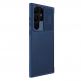 Nillkin Qin Book Pro Cloth Flip Case - кожен калъф, тип портфейл за Samsung Galaxy S23 Ultra (син) 1