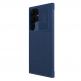 Nillkin Qin Book Pro Cloth Flip Case - кожен калъф, тип портфейл за Samsung Galaxy S23 Ultra (син) 3