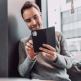 4smarts Flip Case Urban Lite - кожен калъф с поставка и отделение за кр. карта за Samsung Galaxy S23 Ultra (черен) 3