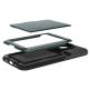 Spigen Slim Armor CS Case - хибриден кейс с отделение за кр. карти и най-висока степен на защита за iPhone 15 Pro Max (зелен) 7