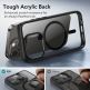 ESR Classic Hybrid HaloLock MagSafe Case - хибриден кейс с висока степен на защита с MagSafe за iPhone 15 Pro Max (черен-прозрачен)  11