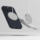 Ringke Liquid Silicone Magnetic Case - силиконов (TPU) калъф с MagSafe за iPhone 15 Pro Max (тъмносин) 5