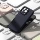 Ringke Liquid Silicone Magnetic Case - силиконов (TPU) калъф с MagSafe за iPhone 15 Pro Max (тъмносин) 7