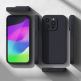 Ringke Liquid Silicone Magnetic Case - силиконов (TPU) калъф с MagSafe за iPhone 15 Pro Max (тъмносин) 9