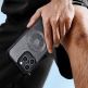 Dux Ducis Aimo MagSafe Case - хибриден удароустойчив кейс с MagSafe за iPhone 15 Pro Max (черен-прозрачен) 5