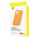 Baseus Fauxther Leather Magnetic Case - кожен кейс с MagSafe за iPhone 15 Pro (оранжев) 2