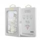 Guess Liquid Glitter Gold Stripe Case - дизайнерски кейс с висока защита за iPhone 15 Pro Max (прозрачен) 6