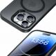 Benks Magnetic Lucid Case - хибриден удароустойчив кейс с MagSafe за iPhone 15 Pro Max (черен) 2