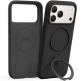 Силиконов (TPU) калъф с вградена поставка и MagSafe за iPhone 17 Pro Max - Torras QPRO Silicone Series (черен) 1