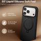 Силиконов (TPU) калъф с вградена поставка и MagSafe за iPhone 17 Pro Max - Torras QPRO Silicone Series (черен) 5