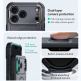 Хибриден кейс с висока степен на защита с MagSafe за iPhone 17 Pro - ESR Cyber Armor Kickstand MagSafe Case (сив) 2