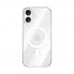 Хибриден удароустойчив кейс с MagSafe за iPhone 17 - Benks Magnetic Crystal Camera Control Button Case (прозрачен) 1