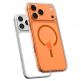 Хибриден кейс с висока степен на защита с MagSafe за iPhone 17 Pro Max - Spigen Ultra Hybrid MagSafe Case (прозрачен-оранжев)  4