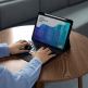 Кожен калъф и безжична блутут клавиатура за iPad Pro 12.9 M2 (2022), iPad Pro 12.9 M1 (2021), iPad Pro 12.9 (2020), iPad Pro 12.9 (2018) - Baseus Brilliance Keyboard Case (ARJK000102) (бял) 11