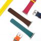 4smarts Leather Duett Wrist Band - кожена каишка за Apple Watch 42мм, 44 мм (жълт-червен) 2