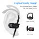TeckNet G10940 Bluetooth 4.1 Sports Earphones - безжични спортни слушалки с микрофон за мобилни устройства (черен) 1