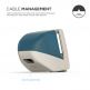 Elago W4 Watch Stand - силиконова винтидж поставка в стила на Apple iMac (1998) за Apple Watch (синя) 3