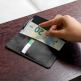 4smarts Premium Wallet Case URBAN - кожен калъф с поставка и отделение за кр. карта за iPhone XS, iPhone X (черен) 3