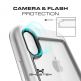 Ghostek Atomic Slim Case - хибриден удароустойчив кейс за iPhone XS, iPhone X (сребрист) 2