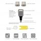 4smarts Magnetic USB Cable GRAVITYCord 2.0 with Two USB-C Connectors - кабел с магнитен накрайник с два USB-C конекторa за устройства с USB-C (100см) (сив) 1