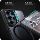 Хибриден кейс с висока степен на защита с MagSafe за Samsung Galaxy S26 Ultra - ESR Classic Hybrid HaloLock MagSafe Case (черен-прозрачен) 2