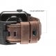 Urban Armor Gear Leather Strap - кожена (естествена кожа) каишка за Apple Watch 42мм, 44мм (кафяв) 3