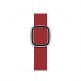 Apple Modern Buckle Band Small - оригинална кожена каишка за Apple Watch 38мм, 40мм (червен) 2