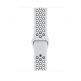 Apple Watch Nike+ Sport Band - оригинална силиконова каишка за Apple Watch 42мм, 44мм (бял-черен) 2