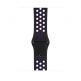 Apple Watch Nike+ Sport Band - оригинална силиконова каишка за Apple Watch 38мм, 40мм (черен-лилав)  2
