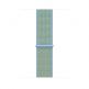 Apple Cornflower Sport Loop - оригинална текстилна каишка за Apple Watch 42мм, 44мм (светлозелен) 2