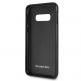 Mercedes-Benz Dynamic Leather Hard Case - дизайнерски кожен кейс за Samsung Galaxy S10E (черен) 3