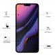 Eiger 3D Glass Full Screen Tempered Glass Screen Protector - калено стъклено защитно покритие с извити ръбове за целия дисплей на iPhone 11 (черен-прозрачен) 2