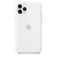 Apple Silicone Case - оригинален силиконов кейс за iPhone 11 Pro (бял) 1