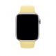 Apple Sport Band S/M & M/L - оригинална силиконова каишка за Apple Watch 42мм, 44мм (светложълт) (retail) 2