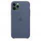 Apple Silicone Case - оригинален силиконов кейс за iPhone 11 Pro (син) 3