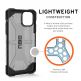 Urban Armor Gear Plasma - удароустойчив хибриден кейс за iPhone 11 (черен-прозрачен) 5